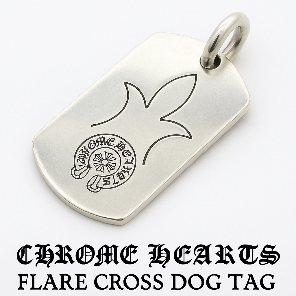 Chrome Hearts Dog Tag Flaese "Silver"