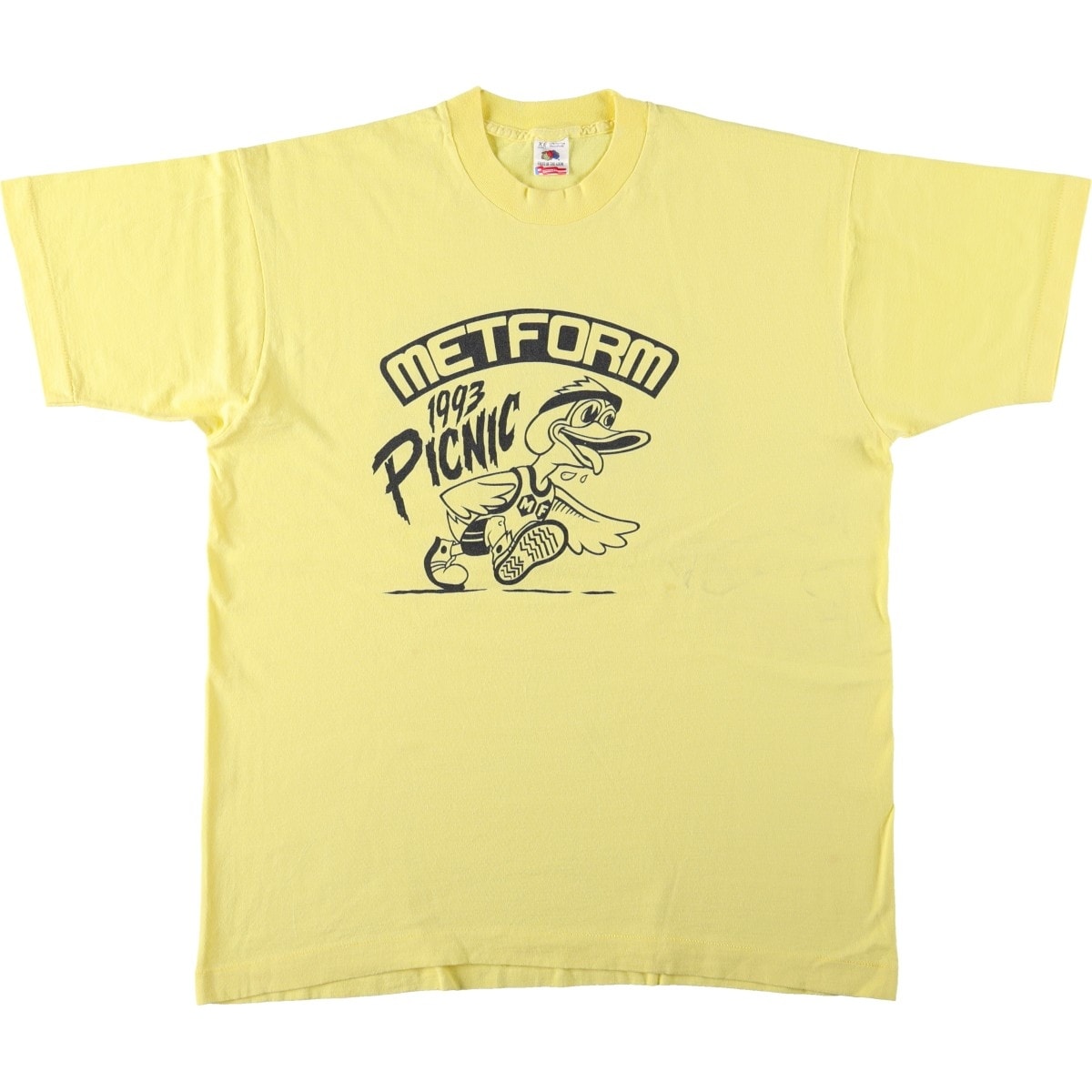 古着 90年代 フルーツオブザルーム FRUIT OF THE LOOM プリントTシャツ USA製 メンズXL相当 ヴィンテージ/eaa642481