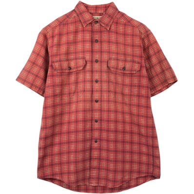 古着 90年代 エルエルビーン L.L.Bean 半袖 コットン チェックシャツ メンズS相当 ヴィンテージ/eaa650661