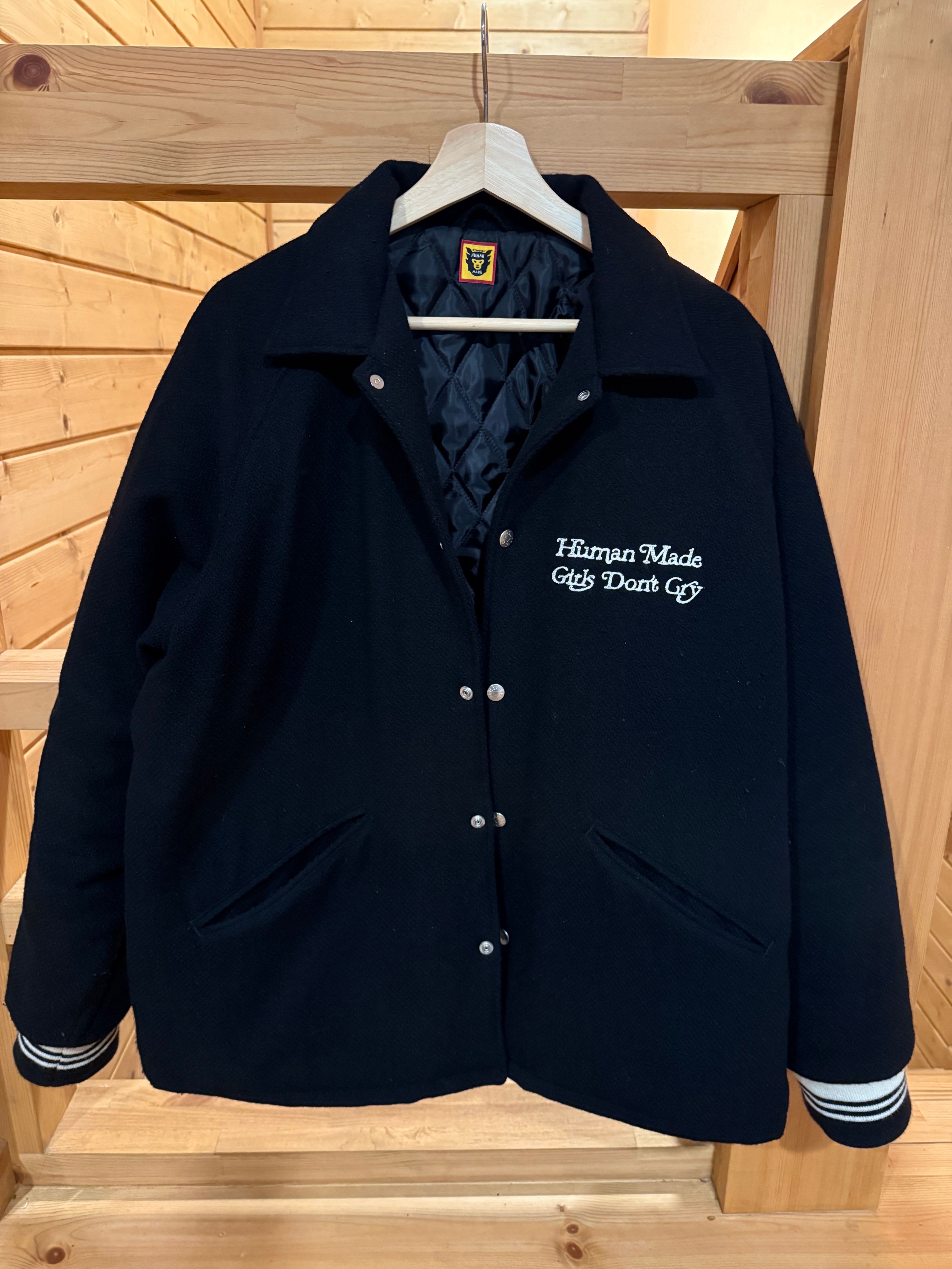 HUMAN MADE x Girls Don't Cry GDC Stadium Jacket "Black" / VERDY