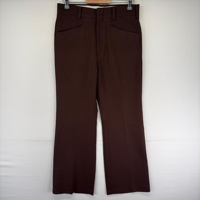 古着 70's/70年代 ヴィンテージ リーバイス Levi's パンツ パナテラ スコービルジッパー フレア ジッパーフライ ブラウン系 メンズ