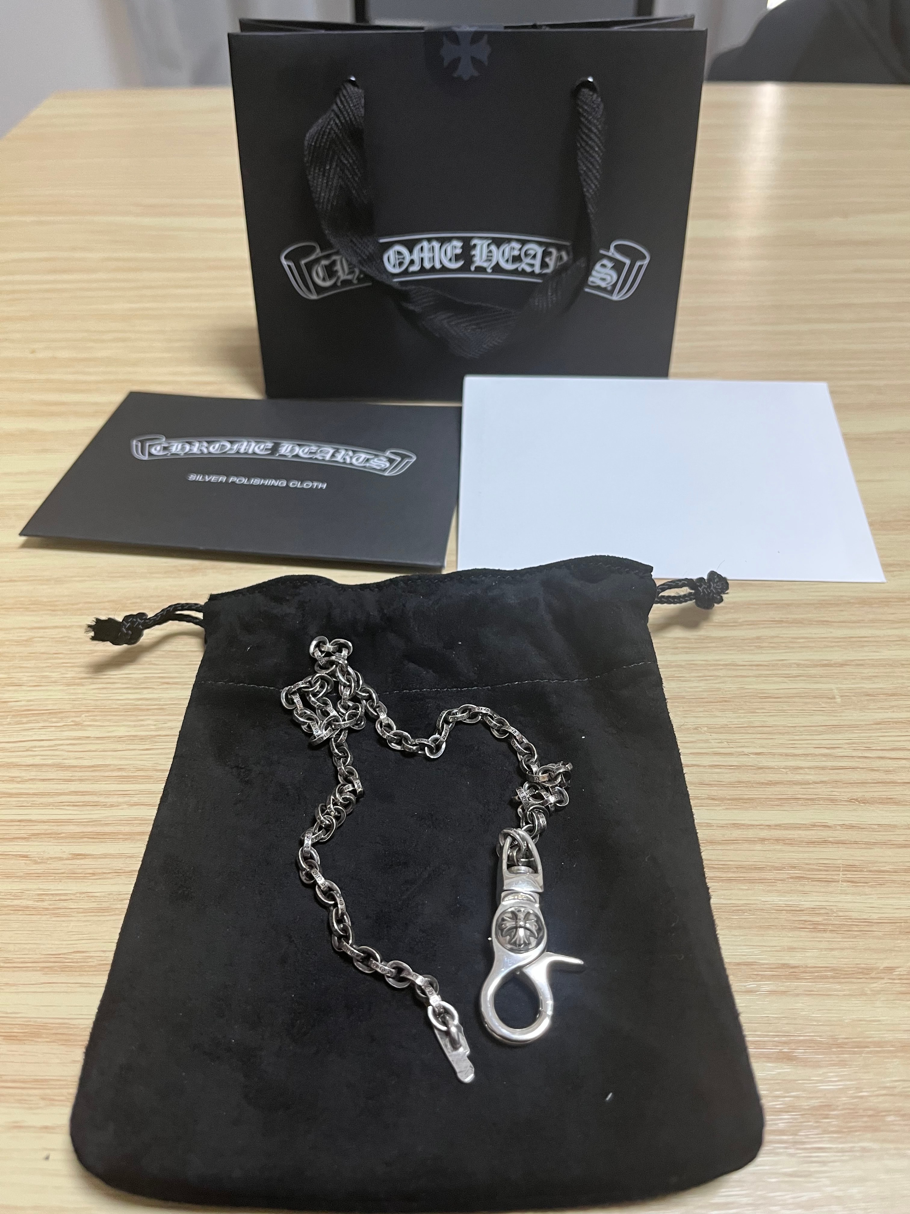 tバー ペーパーチェーン 新品未使用 ウォレットチェーン クロムハーツ