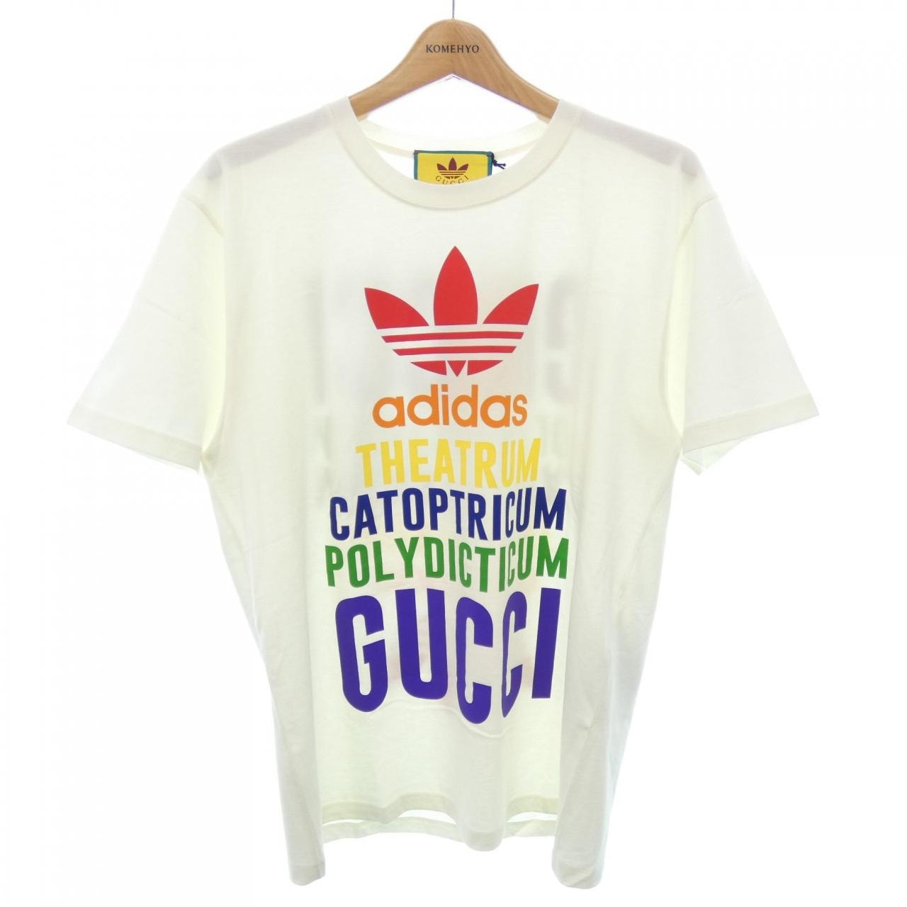 グッチ GUCCI ADIDAS コットンジャージーTシャツ 717422 XJEXJ Tシャツ
