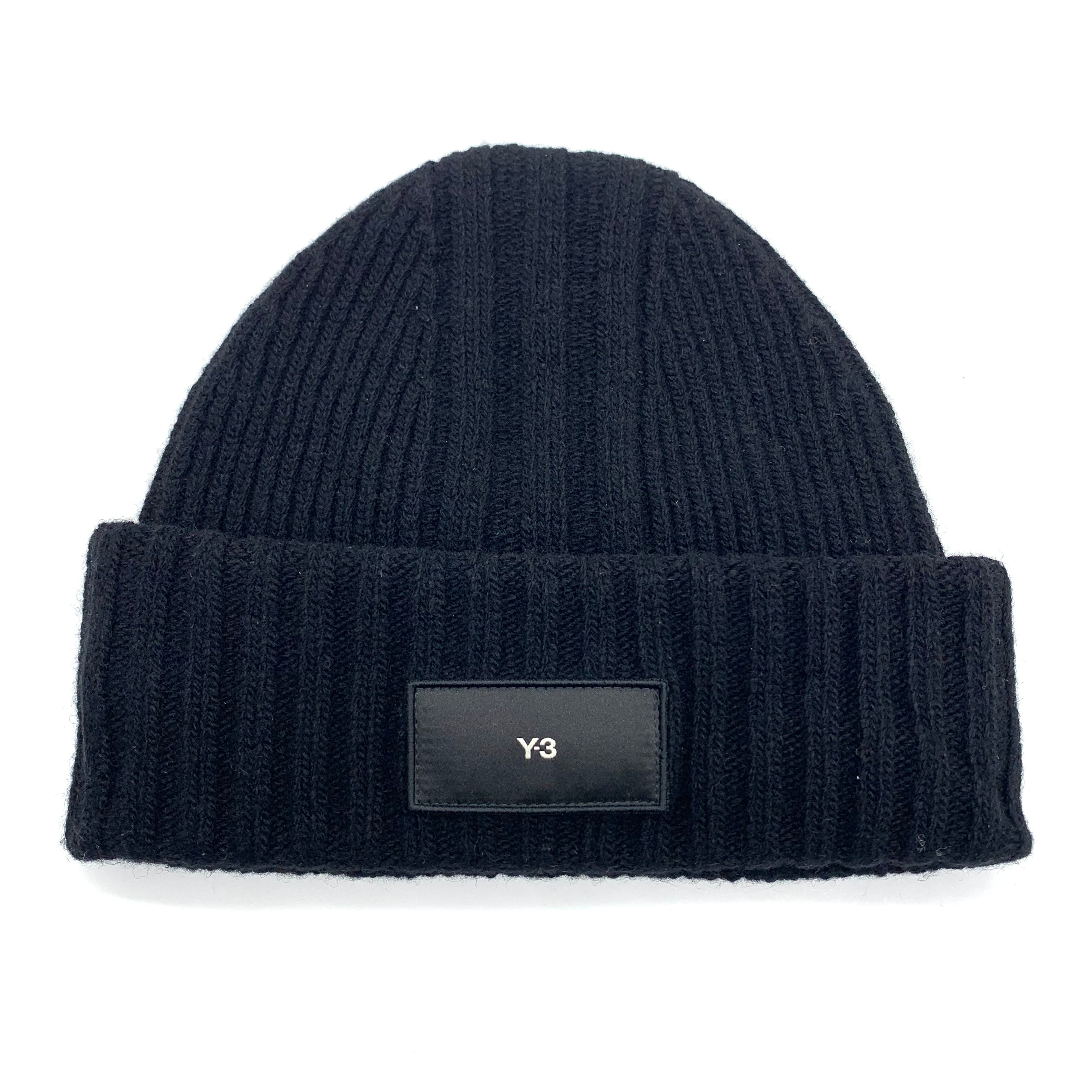 Y-3 KNIT BEANIE Black
