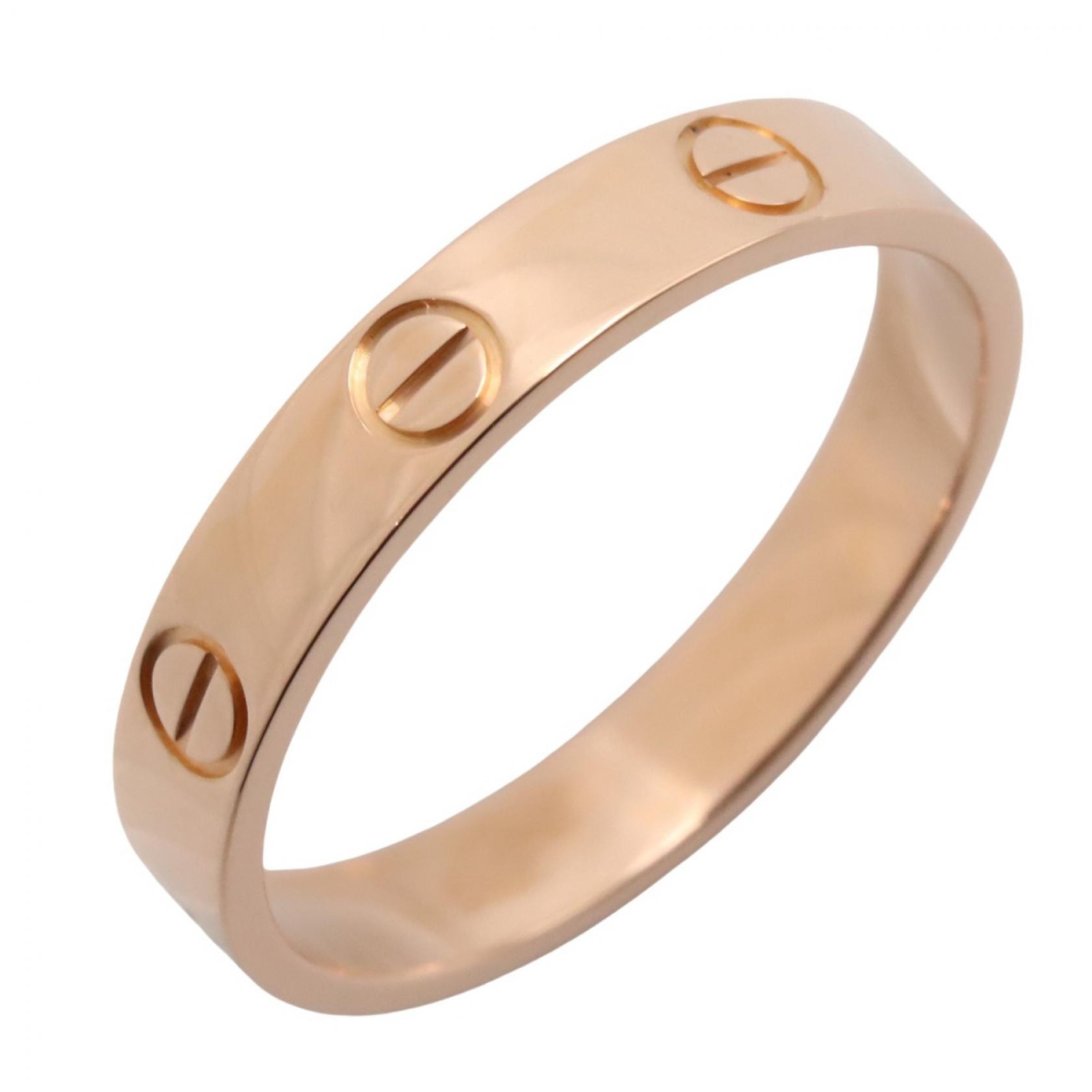 カルティエ CARTIER ミニラブリング リング・指輪 ジュエリー K18PG(ピンクゴールド) メンズ レディース ゴールド系 【中古】