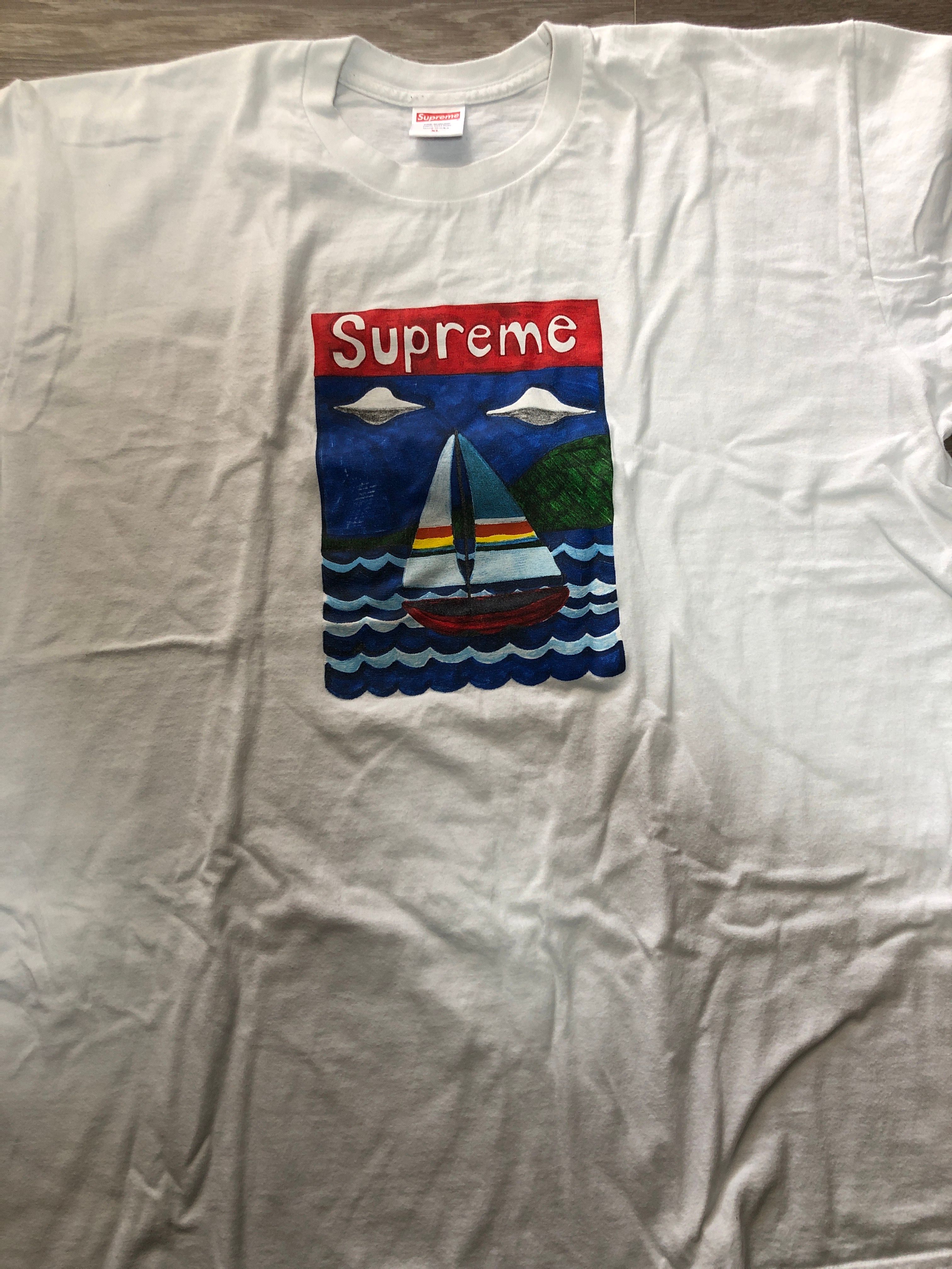 Supreme Sailboat Tee "White"
