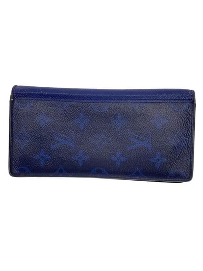 Louis Vuitton Brazza Wallet Taigarama "Cobalt"
