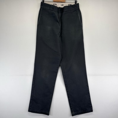 古着 ディッキーズ Dickies パンツ 874 ワークパンツ チノパン ストレート ジッパーフライ W33×L34 グレー系 メンズ