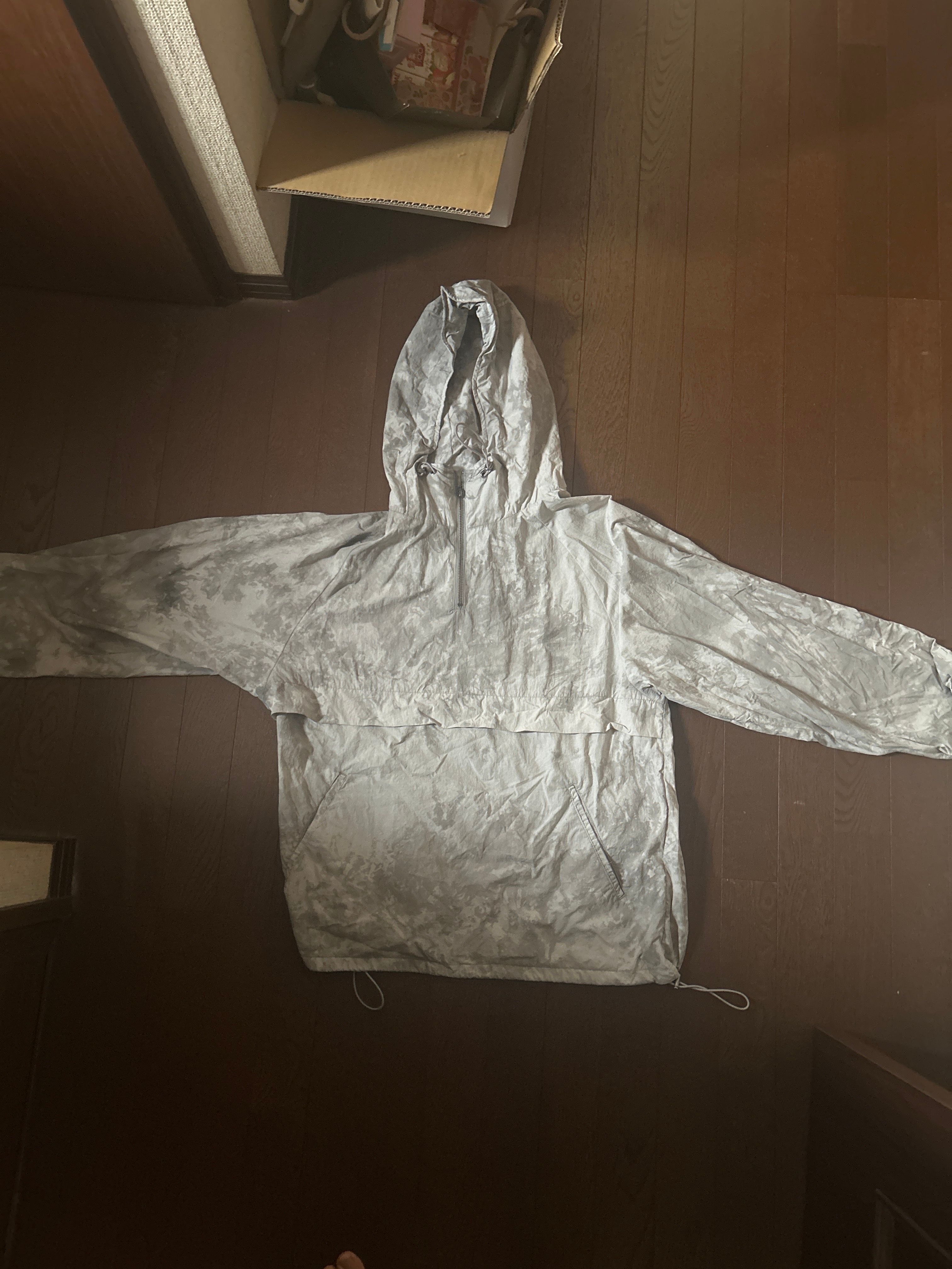 9090 Tie Dye Anorak Hoodie "GRAY"