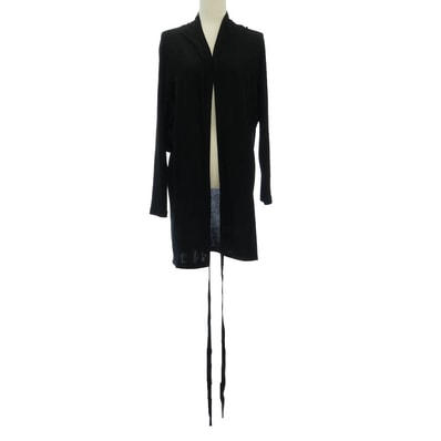 Yohji Yamamoto ヨウジヤマモト ファム 06SS アーカイブ FR-T09-059 コットン ロング カーディガン ブラック系 2【中古】