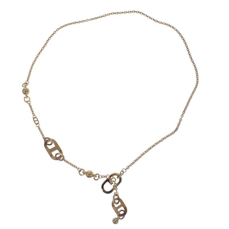 エルメス HERMES シュルメールPM ネックレス メタル バッファローホーン ゴールド レディース【中古】【Aランク】