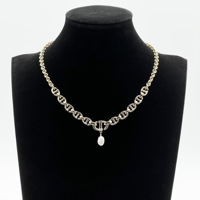 【定価13.5万・高級】ディオール レディース ネックレス ペンダント パール