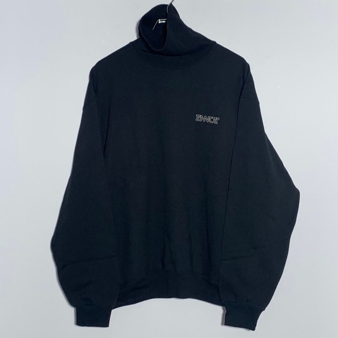 ENNOY Electric Logo Turtleneck Sweat Set Up "Black" AW24BRENCT05NTL / AW24BRENPT07NTL