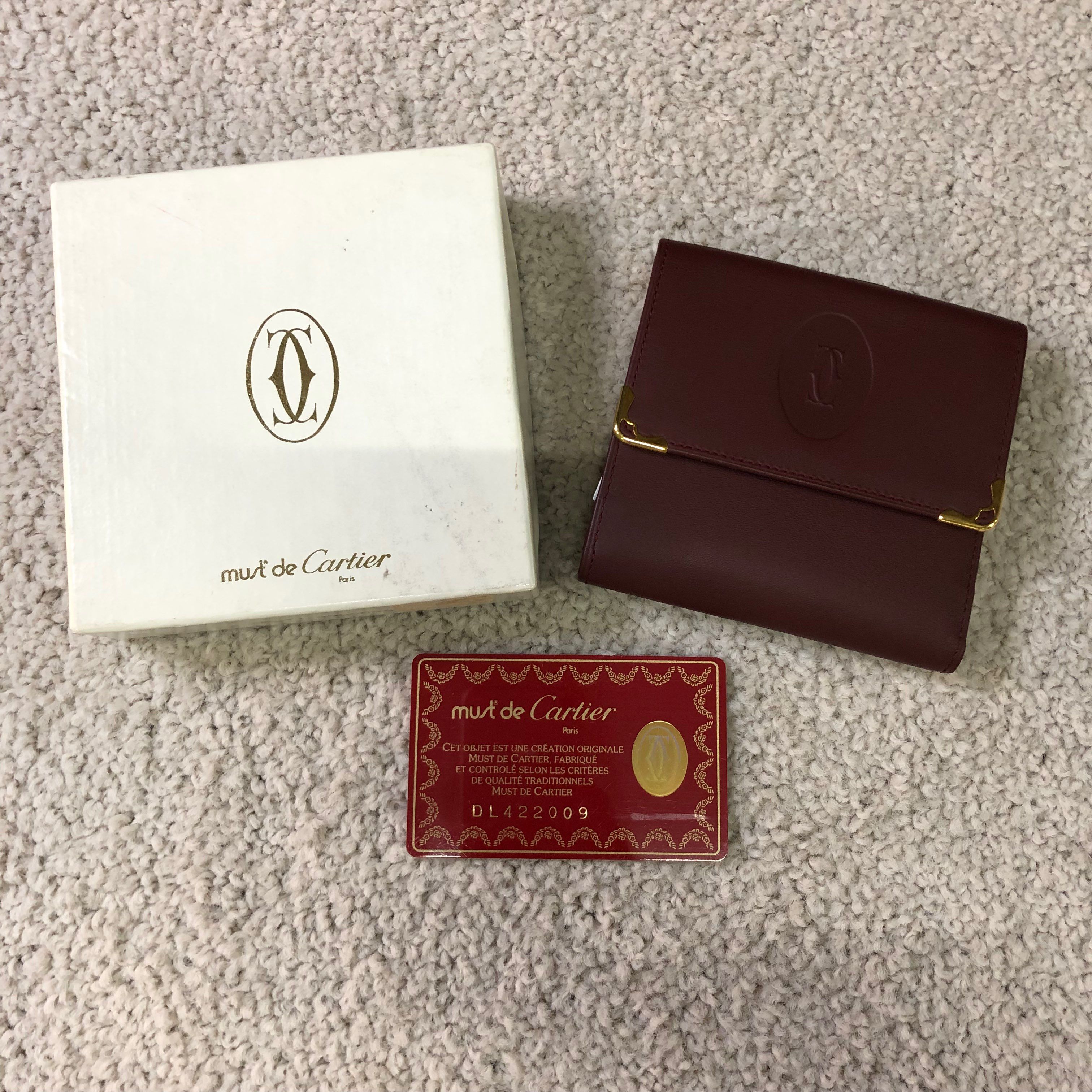 Cartier Mustline Wallet "Bordeaux"