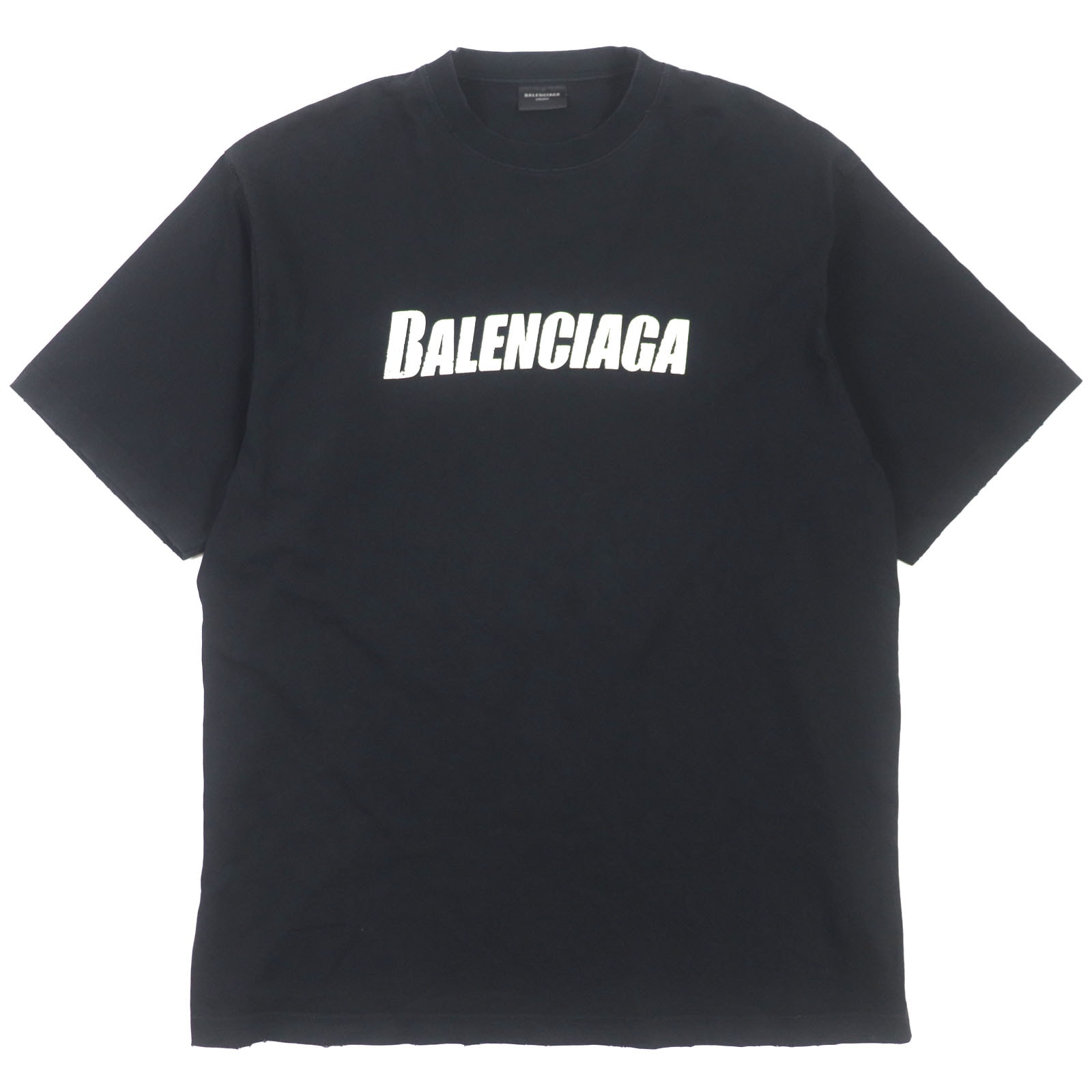 美品 バレンシアガ
 半袖Tシャツ ブラック メンズ XXS 651795