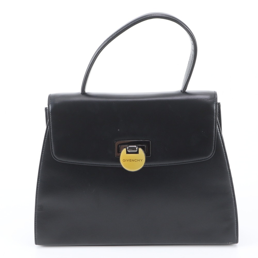■極美品 ジバンシー トップハンドルハンドバッグ レザー