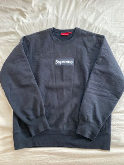Supreme Box Logo Crewneck Sweatshirt "Black" (18FW)