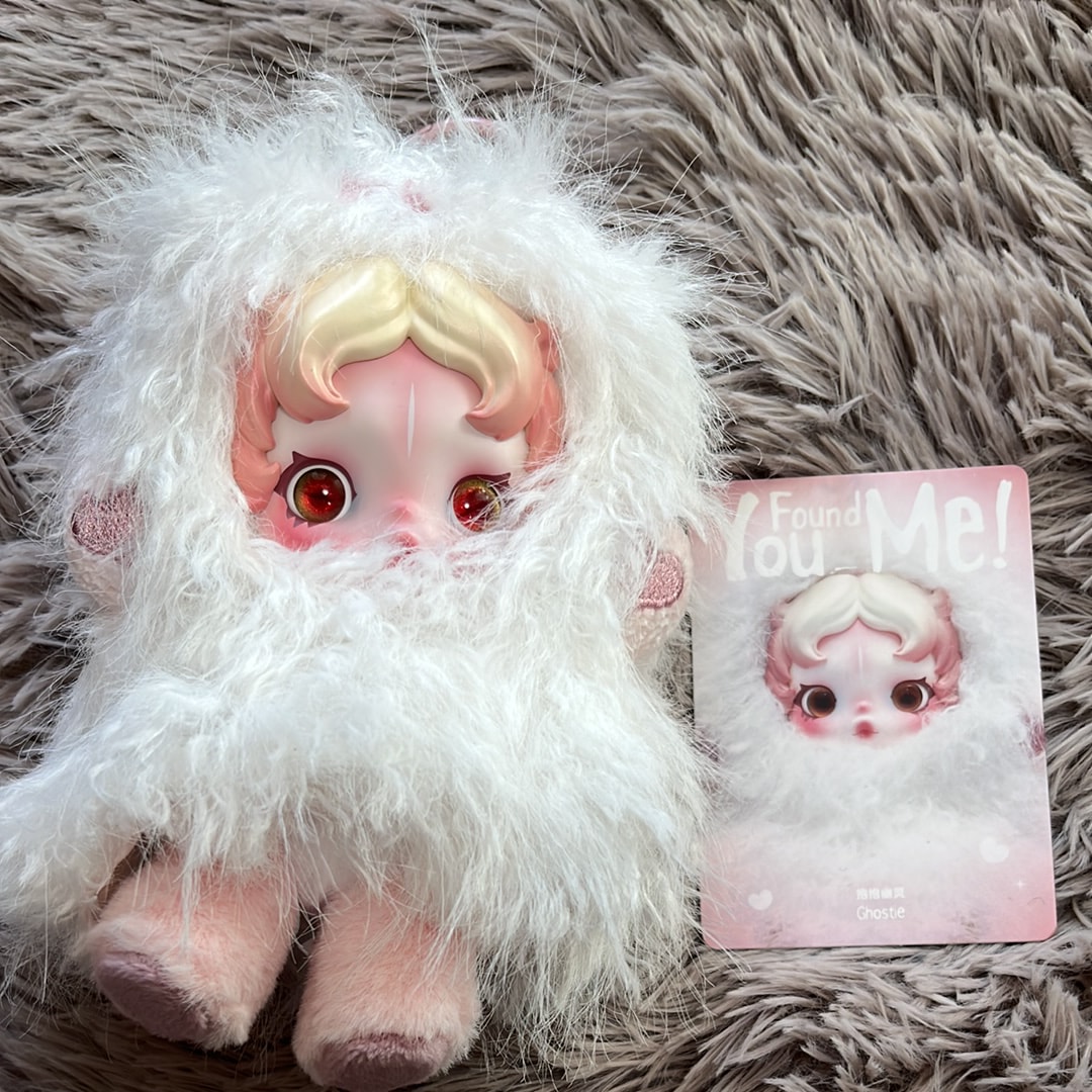 POP MART SKULLPANDA You Found Me! Series Plush Doll Pendant Ghostie