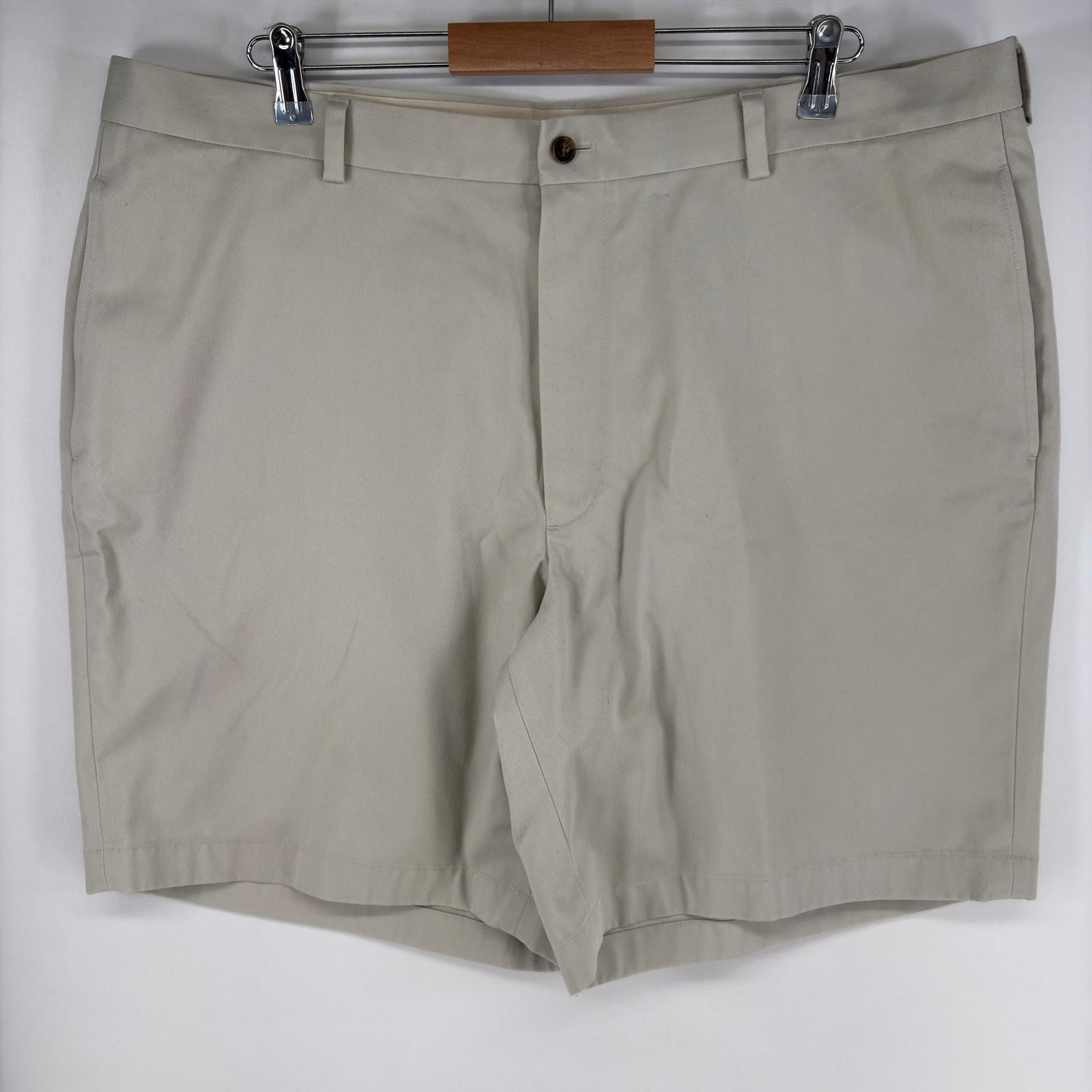 古着 ブルックスブラザーズ Brooks Brothers パンツ チノ ジップフライ 大きいサイズ ショーツ ハーフパンツ w42  グレー系 メンズ
