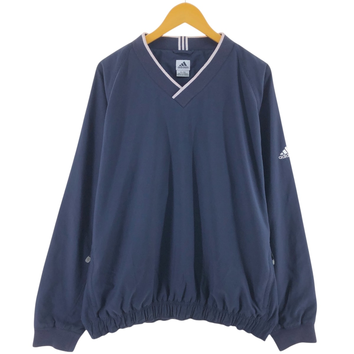 古着 00年代 アディダス adidas Vネック ウォームアッププルオーバー メンズXL相当/eaa514359