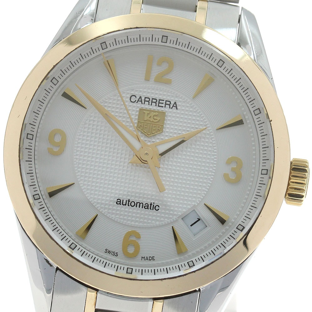 タグホイヤー カレラ YGベゼル デイト WV2250 メンズ 【中古】