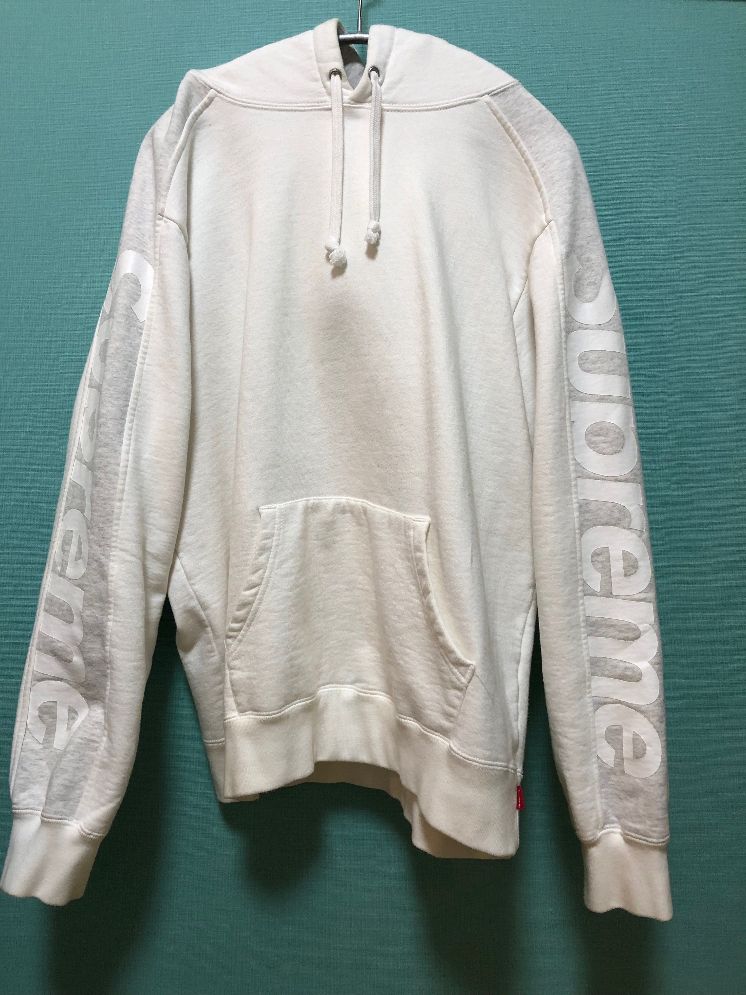 Supreme Sideline Hooded Sweatshirt "White"