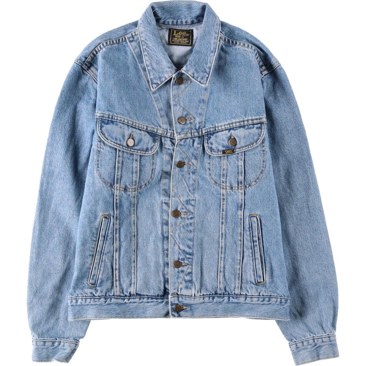 古着 リー Lee LEE JACKET デニムジャケット Gジャン メンズL相当/eaa634662