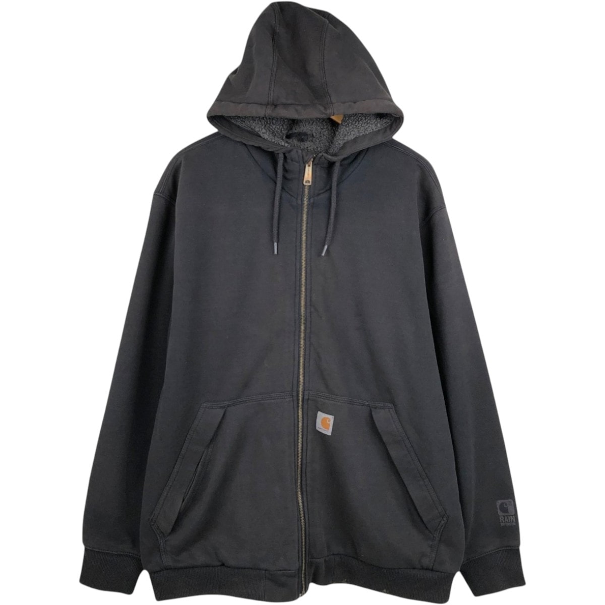 古着 カーハート Carhartt スウェットフルジップパーカー メンズXL相当/eaa681743