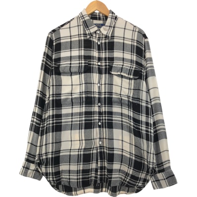 古着 ラルフローレン Ralph Lauren タータンチェック 長袖 フランネルチェックシャツ メンズXL相当/eaa566155