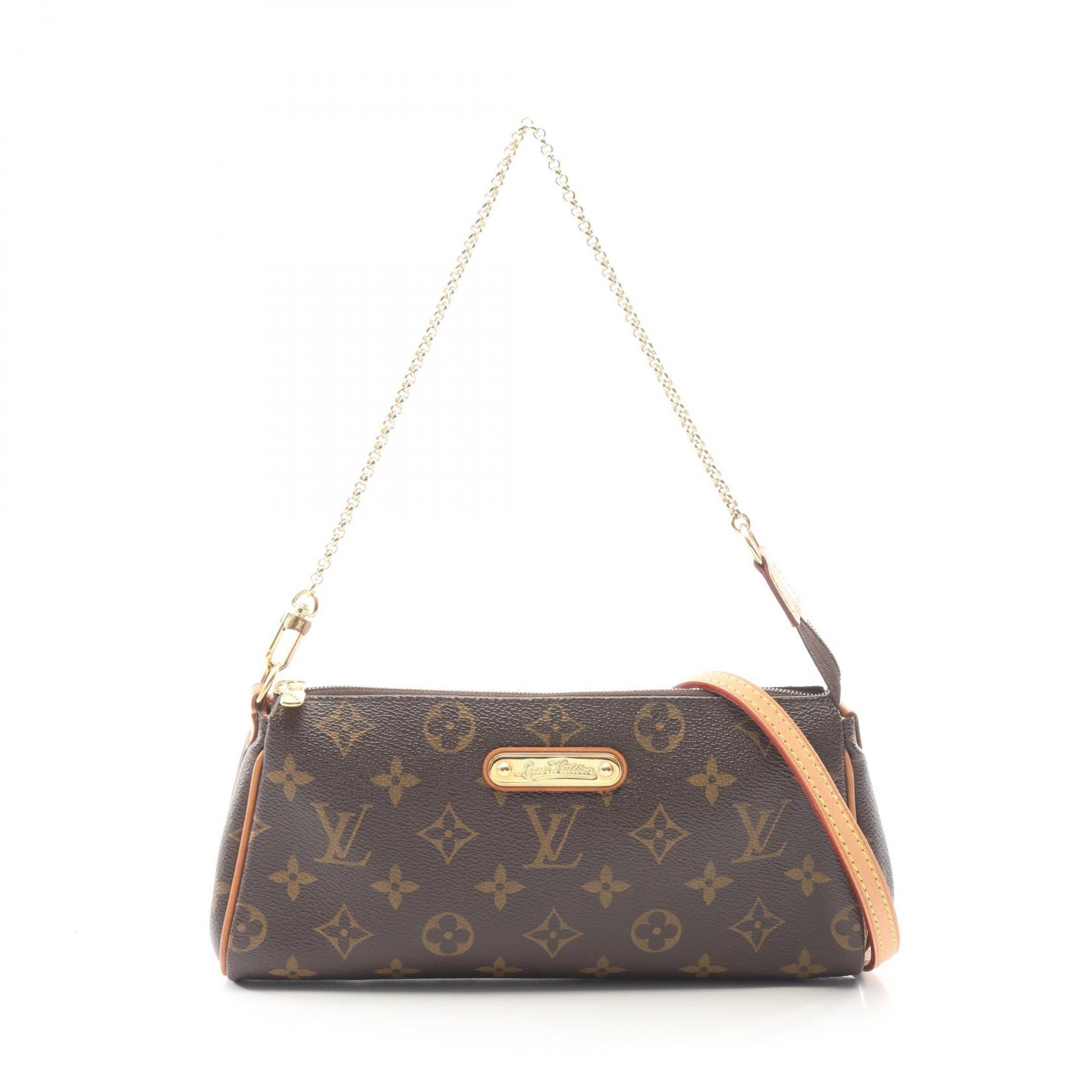 ルイ・ヴィトン LOUIS VUITTON エヴァ モノグラム 2WAY ショルダーバッグ バッグ PVCコーティングキャンバス レザー レディース ブラウン系 M95567 【中古】