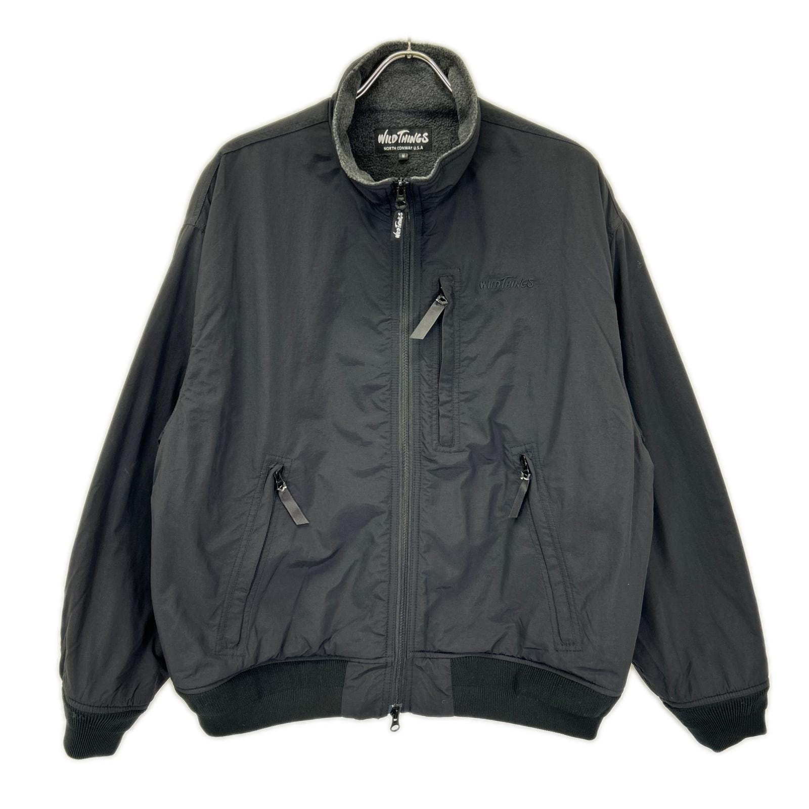 ワイルドシングス WT25151AD 25AW ブラック スタンドアップ フリースライニング ジャケット M