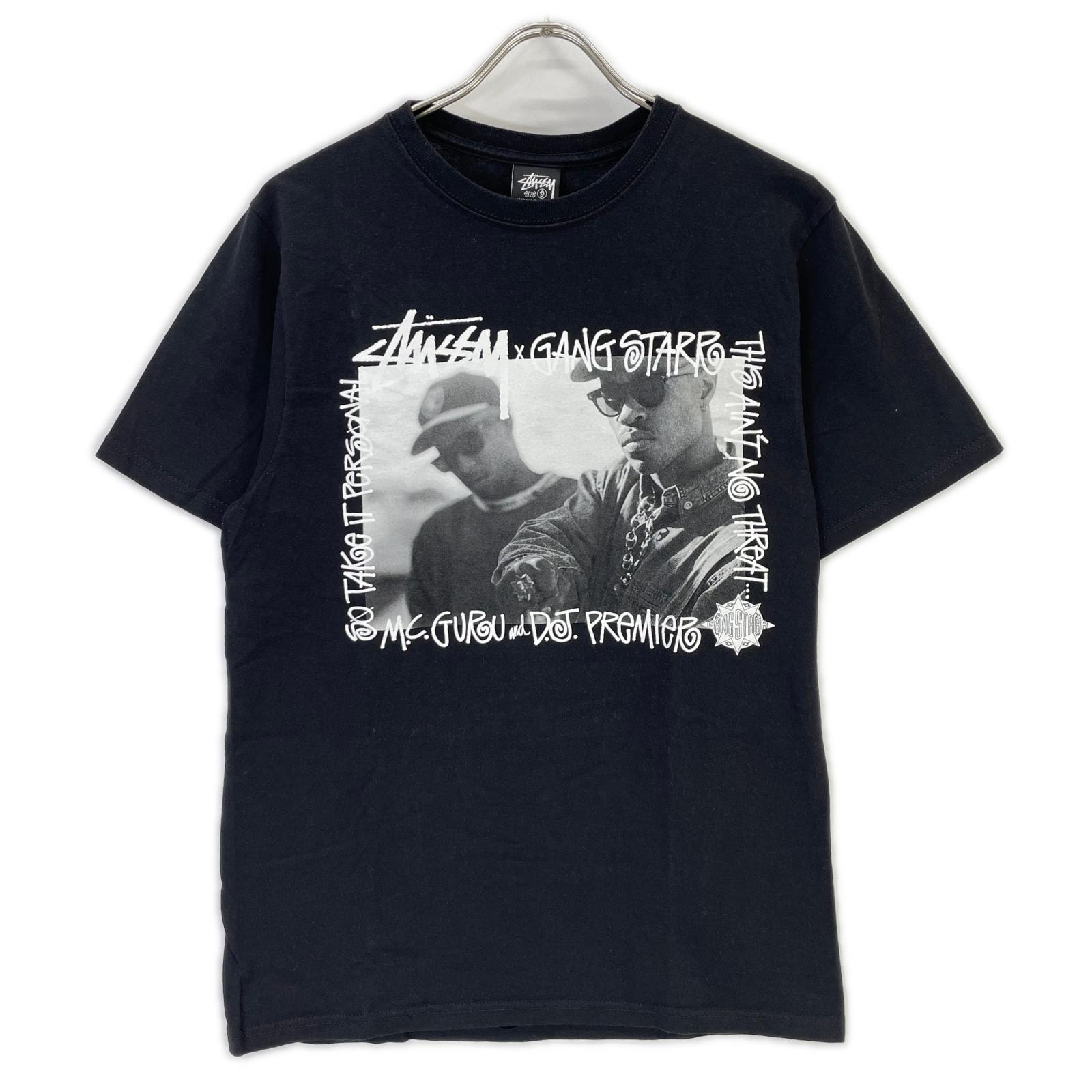 ステューシー 【×Gang Starr】ブラック Take It Personal Tee プリントTシャツ S