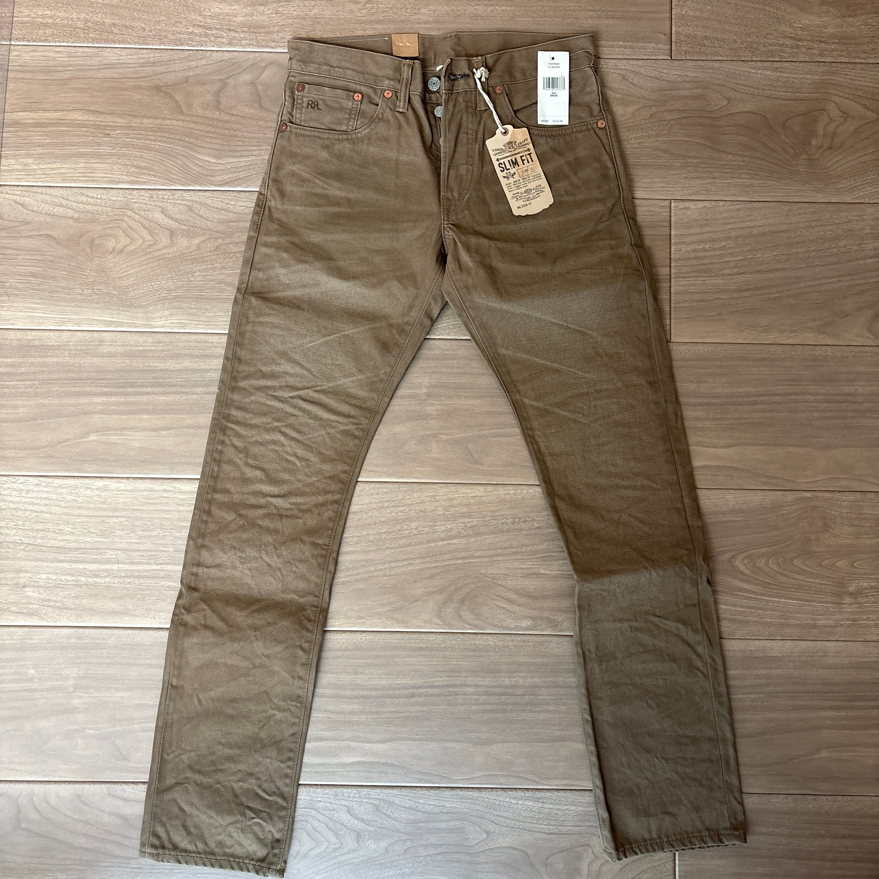 RRL SLIM FIT DUCK PANTS