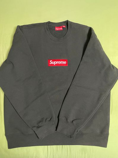 Supreme Box Logo Crewneck "Black" (22FW)