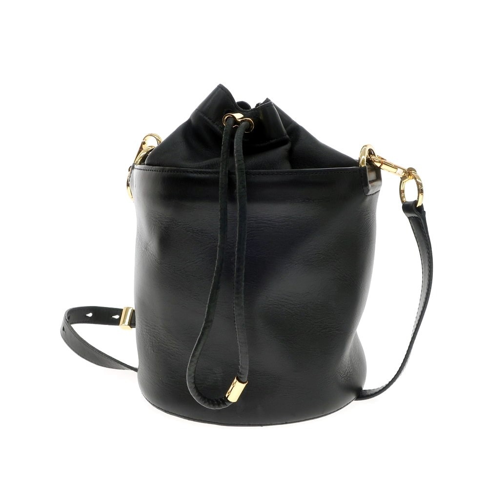 【中古】アレキサンダーワン Alexander Wang レザー バケットバッグ ショルダーバッグ ブラック【W20xH19xD19.5】【レディース】