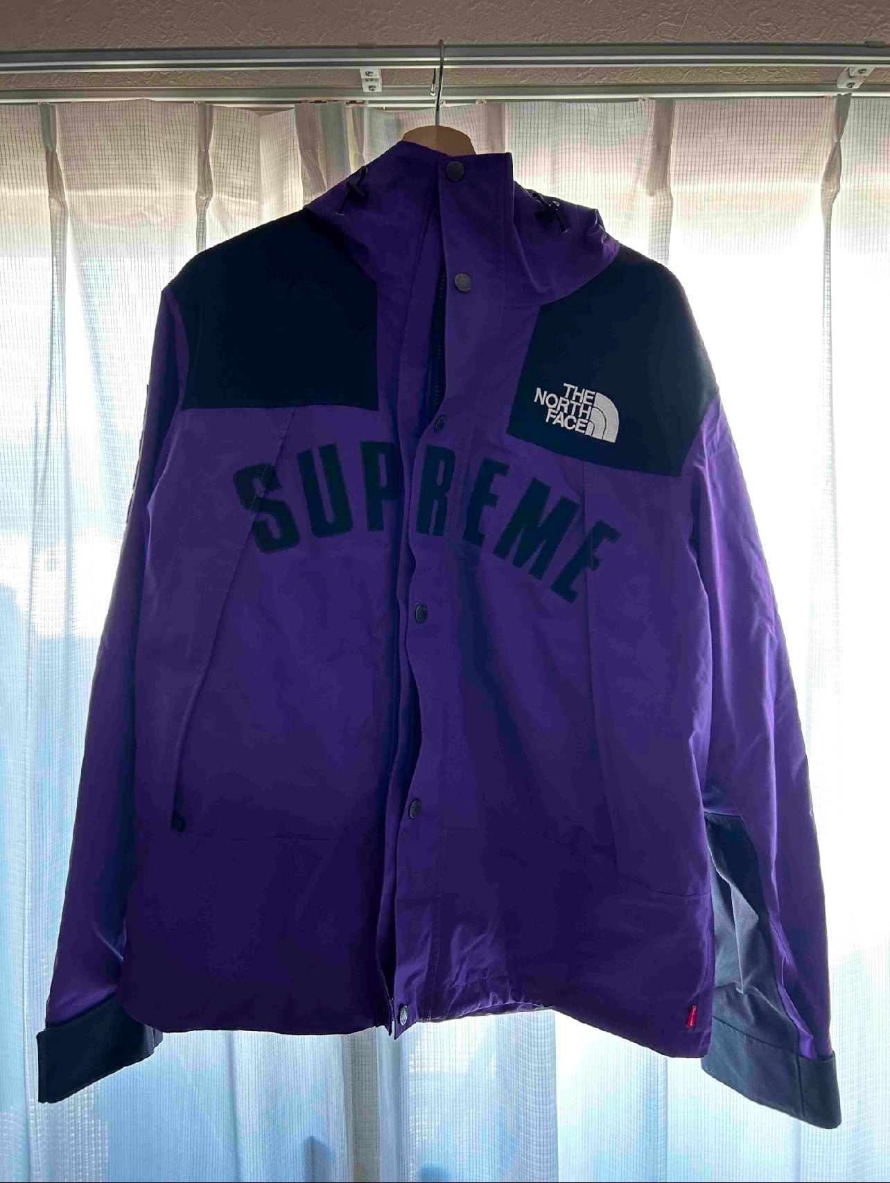 Supreme x The North Face Arc Logo Mountain Parka "Purple"
