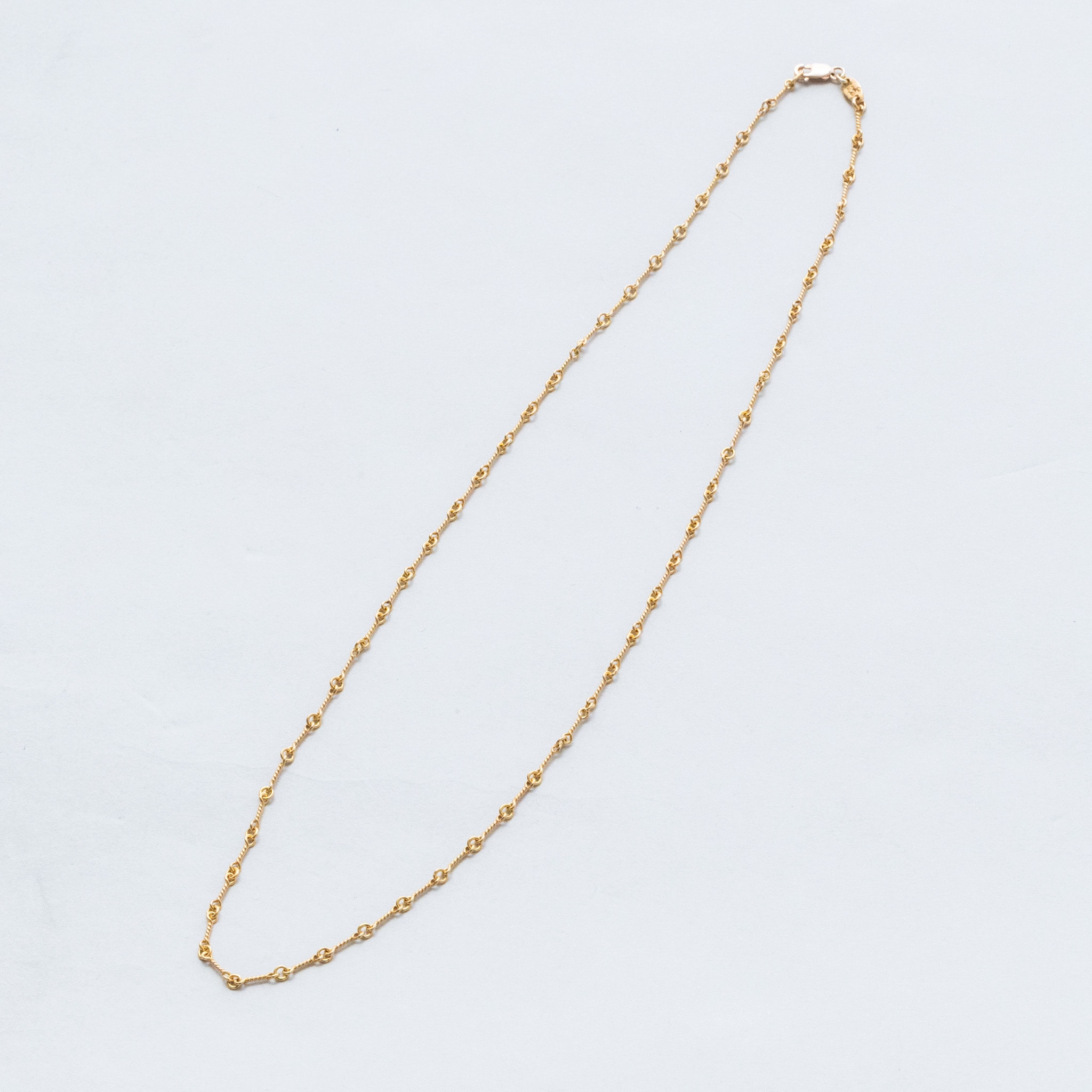 Chrome Hearts 22K Twist Chain Necklace "Yellow Gold"