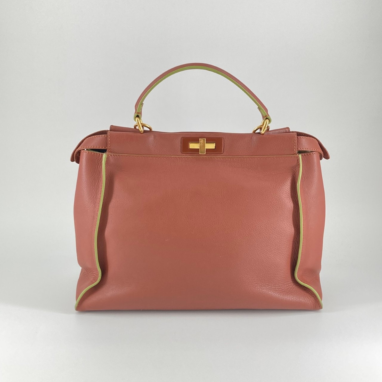 FENDI(フェンディ) ピーカブーL 2WAY 8BN210 ハンドバッグ ブラウン