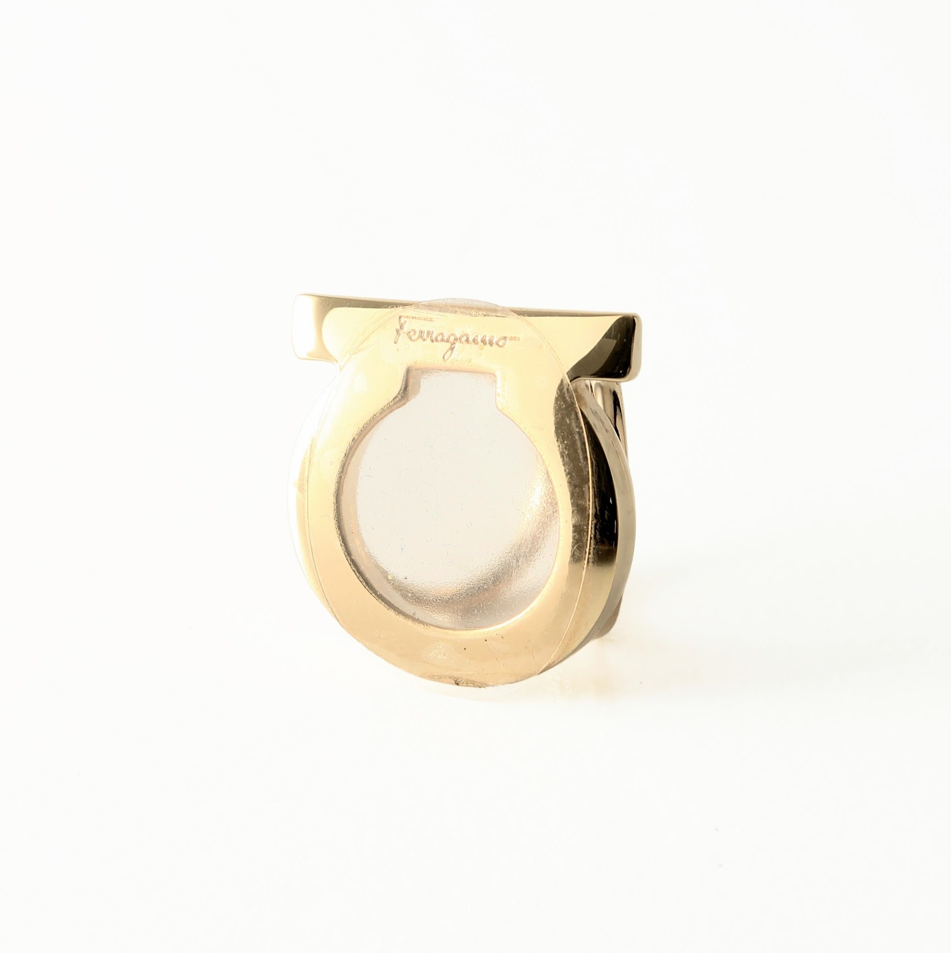 ■美品■Salvatore Ferragamo サルヴァトーレフェラガモ スカーフリング ガンチーニ ブランド古着【中古】20260806/RB0345