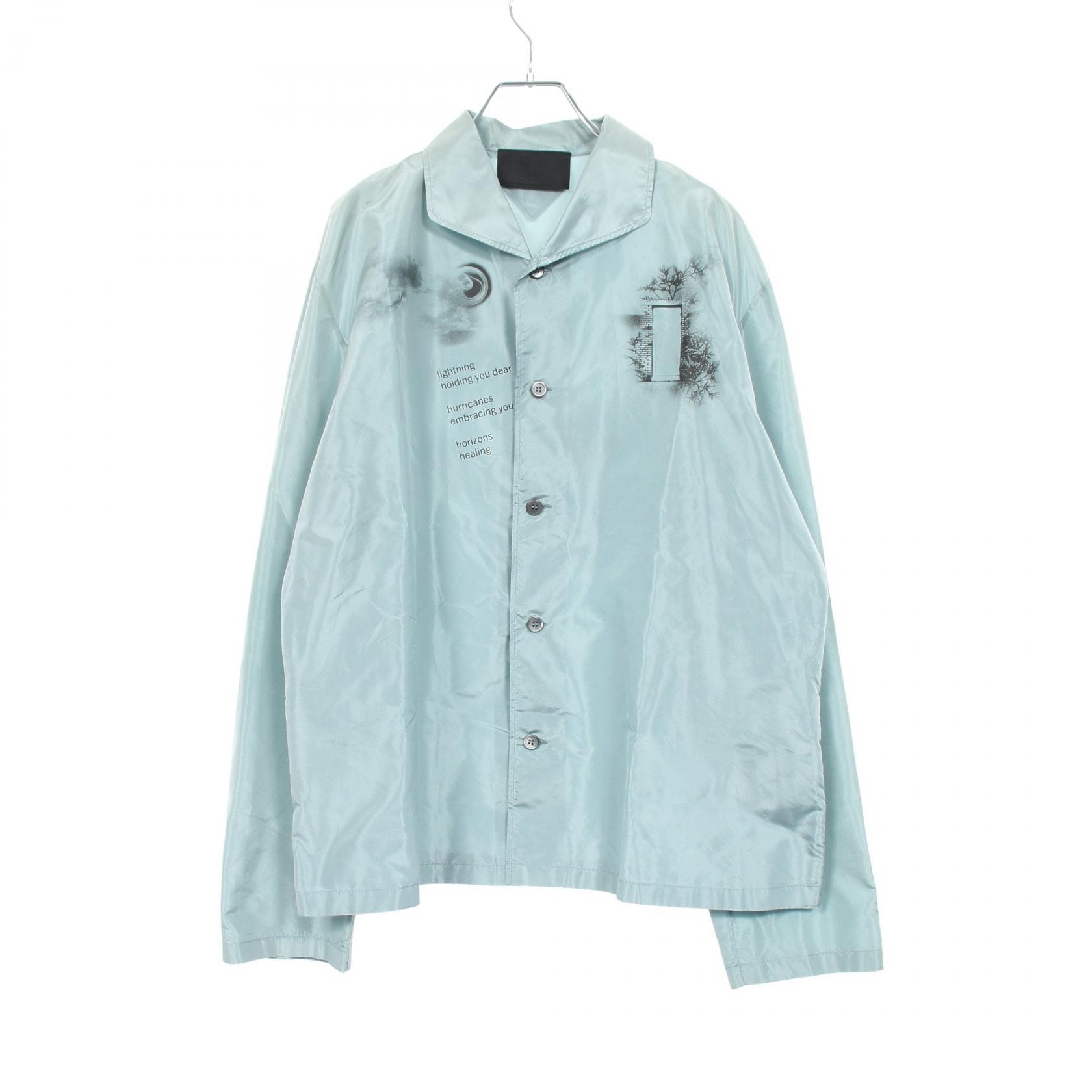 プラダ PRADA パジャマ 衣料品 トップス シルク メンズ ブルー系 【中古】