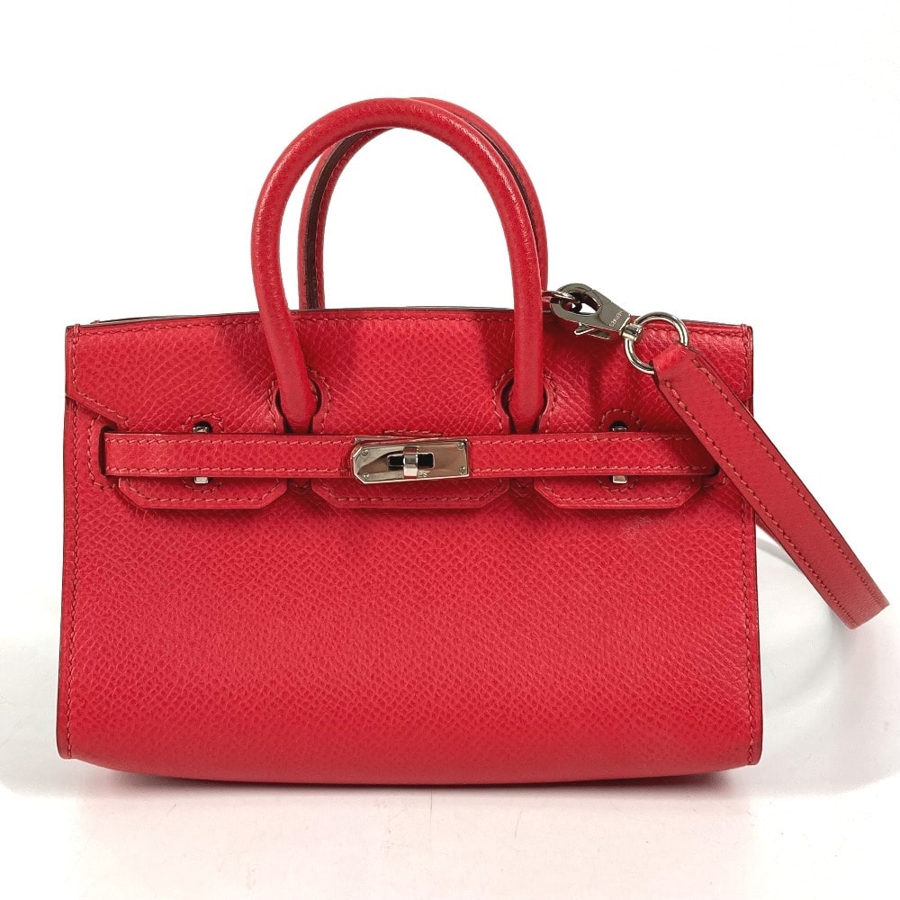 エルメス HERMES タイニーバーキン タイニー バーキン カバン 2WAYバッグ ショルダーバッグ 肩掛け ハンドバッグ レザー N□刻 レッド