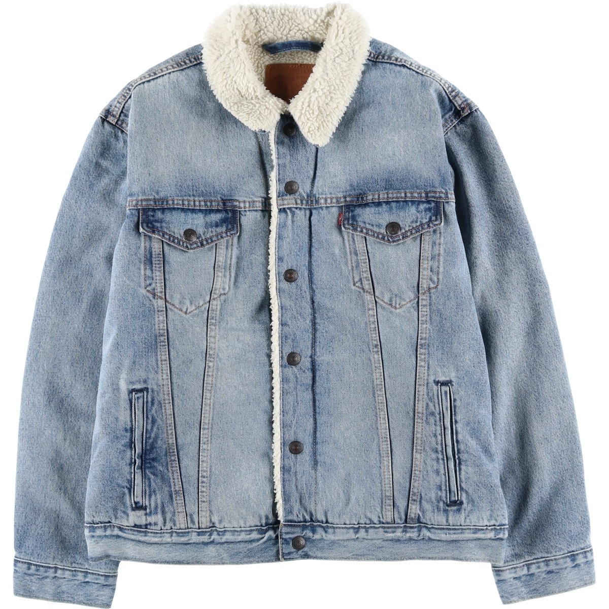 古着 リーバイス Levi's PREMIUM プレミアム 中綿入り デニムボアジャケット メンズL相当/eaa459307