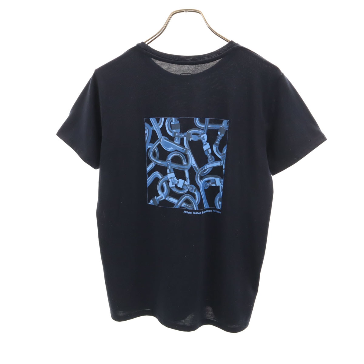 THE NORTH FACE ノースフェイス バックプリント 半袖 Tシャツ XL ネイビー NTW32084 アウトドア