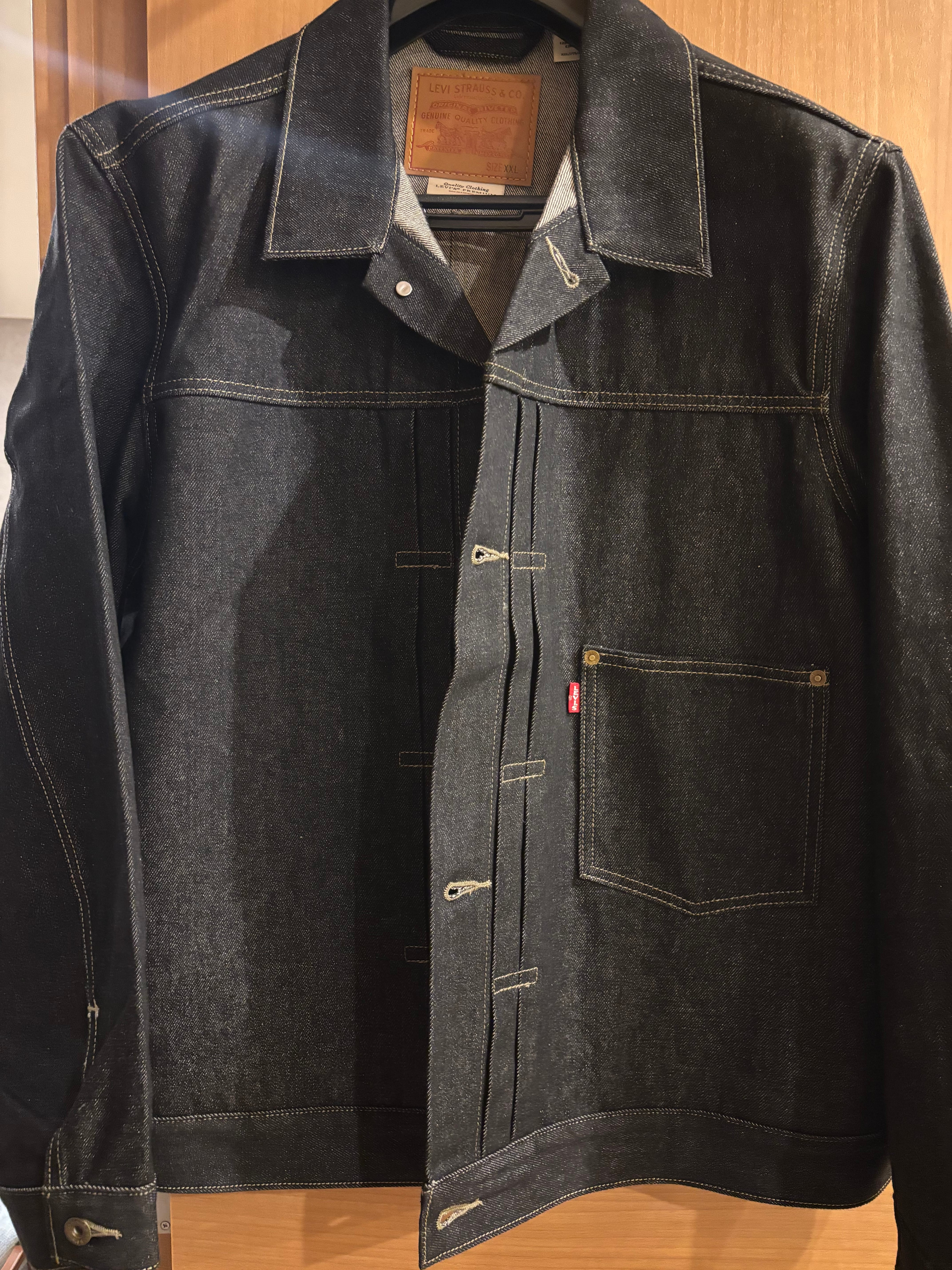 LEVI'S Premium Black Type I Trucker Jacket "Black"