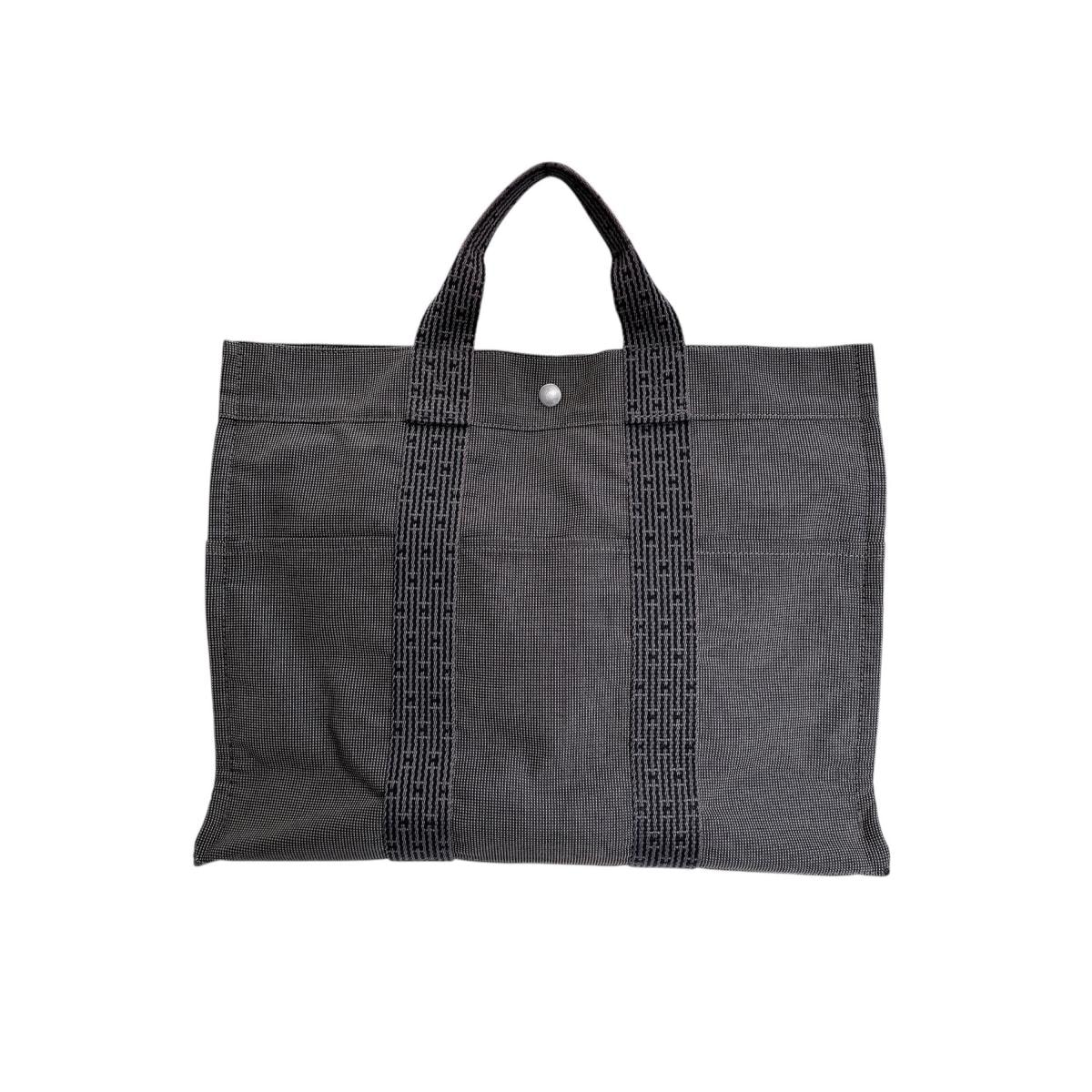 エルメス HERMES エールラインMM 100951M キャンバス トートバッグ