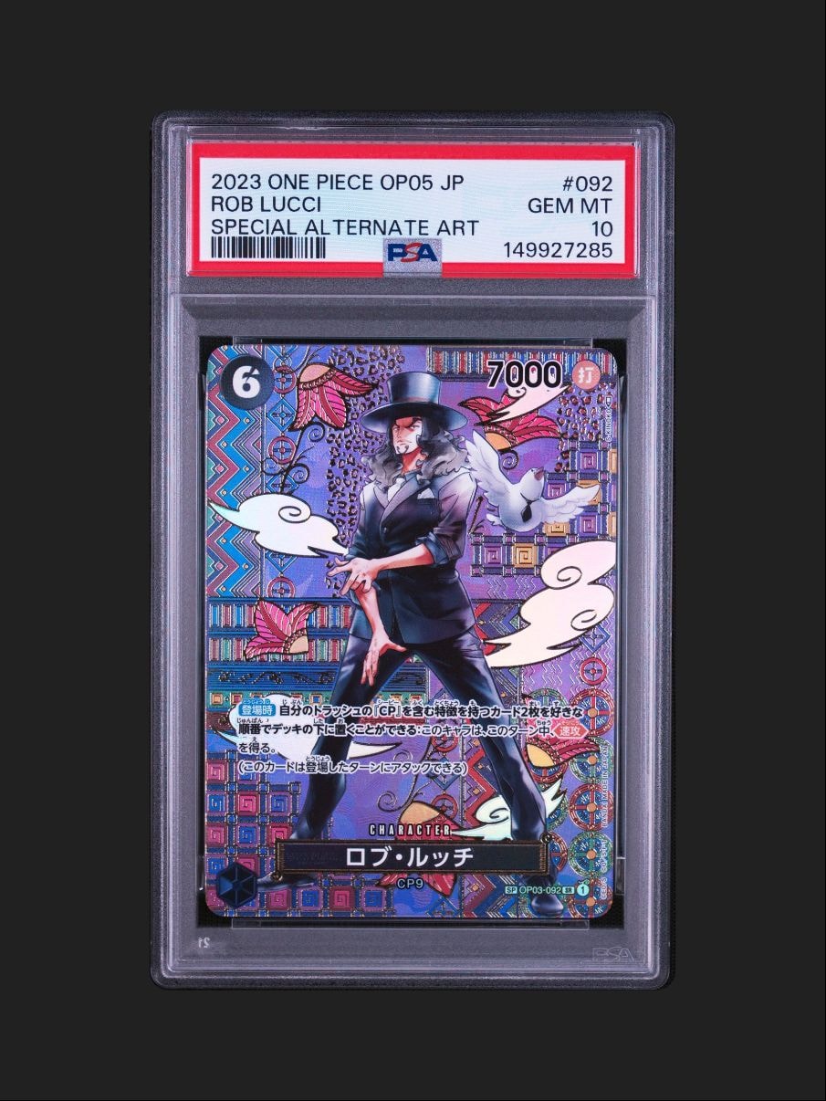 PSA10】ロブ・ルッチ SR-SPC [OP03-092] (ブースターパック 新時代の
