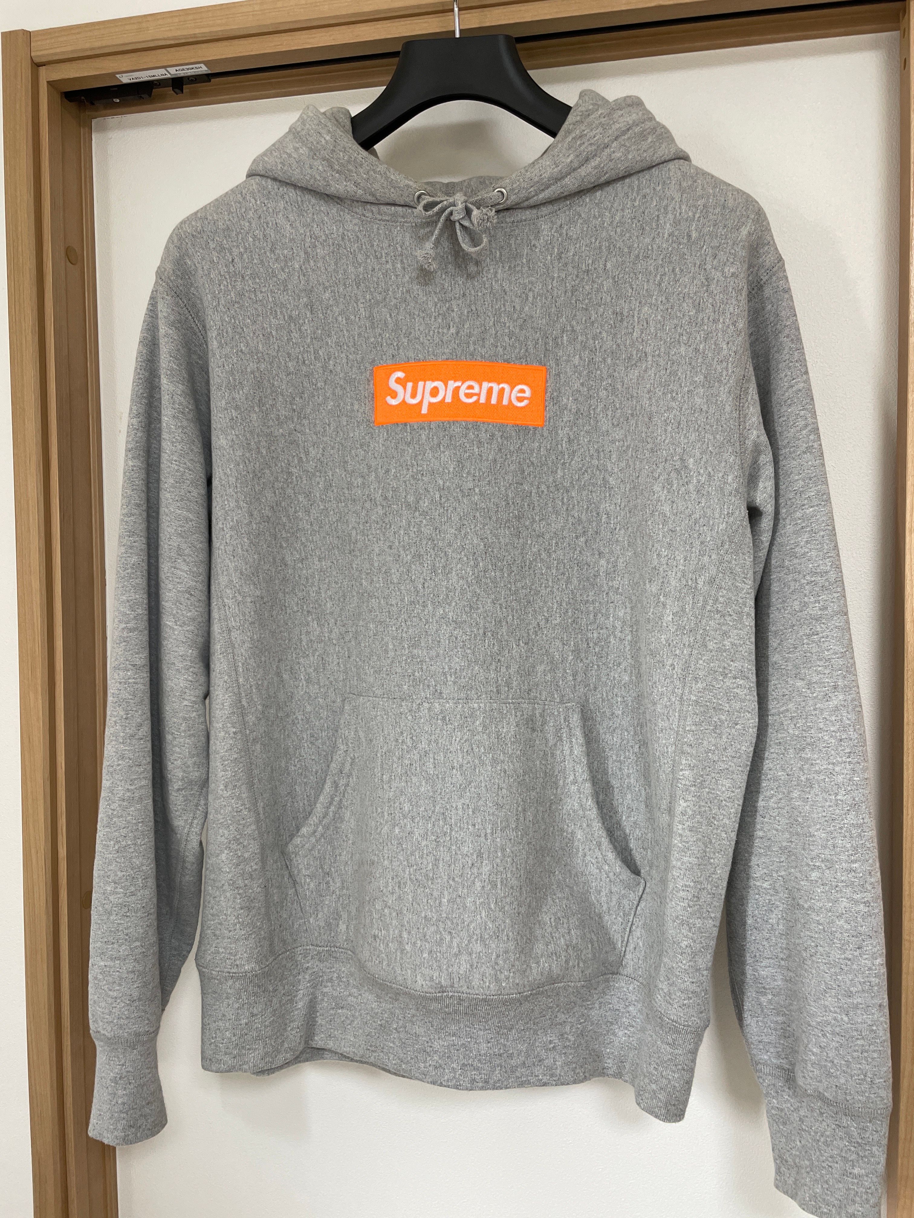 Supreme Box Logo Hooded Sweatshirt "Hether Grey" (17FW)
