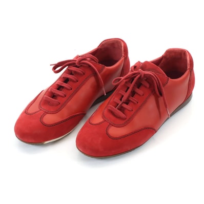 BALLY バリー スイス製 スニーカー 6E レッド系 シューズ