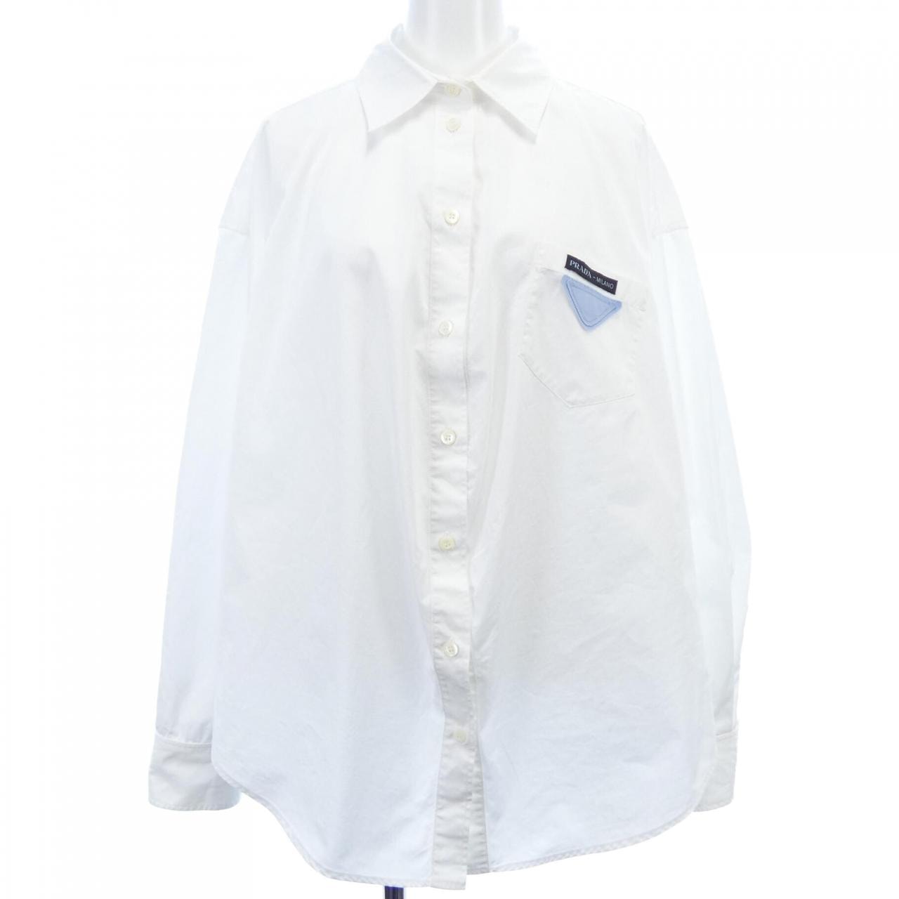 プラダ PRADA エンブロイダリー ポプリン シャツ P439GR S231 1227 シャツ