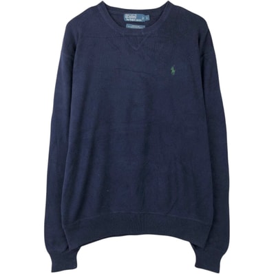 古着 ラルフローレン Ralph Lauren POLO by Ralph Lauren コットンニットセーター メンズL相当/eaa654445